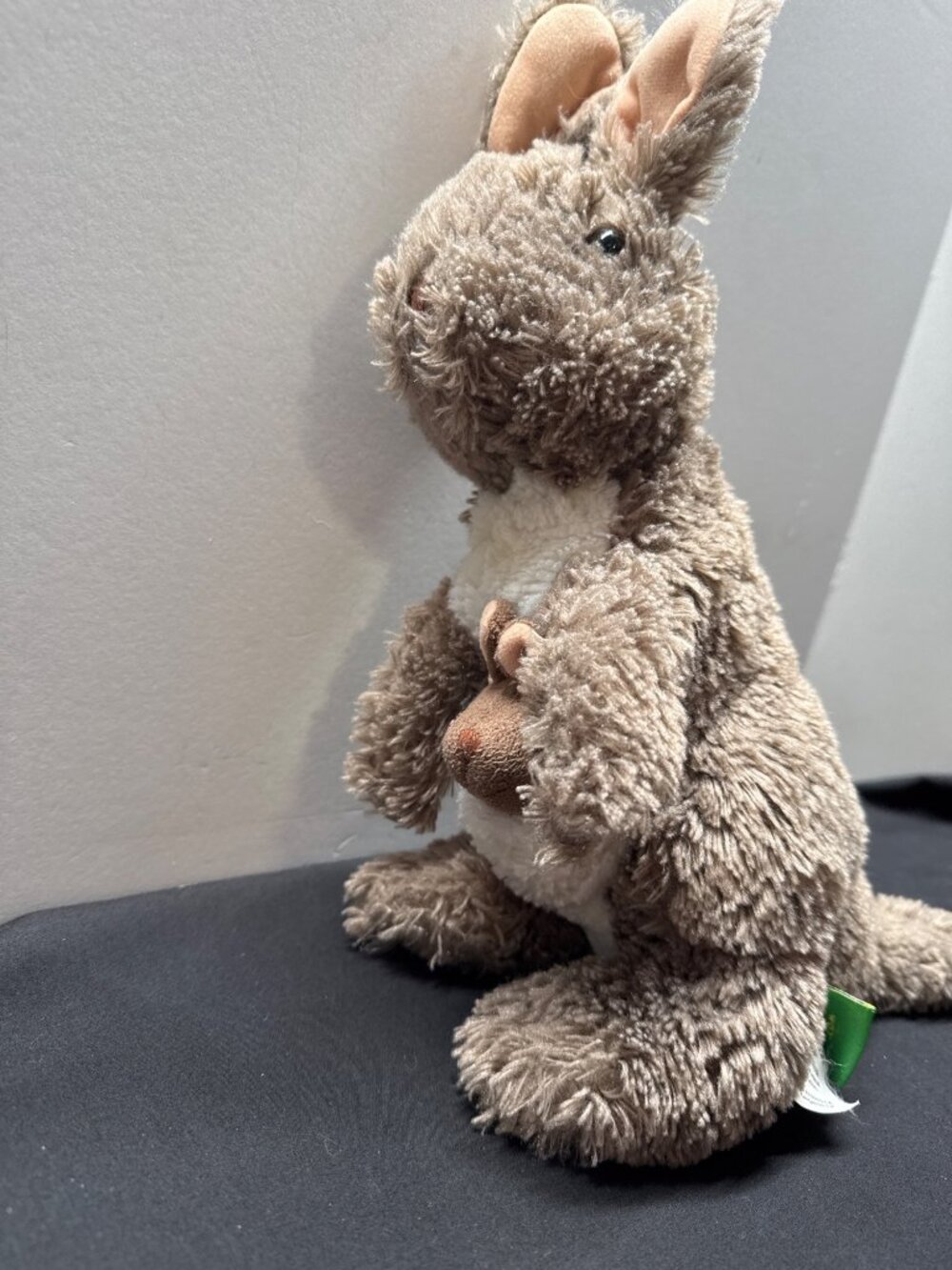 Wild Republic Kangaroo Plush With Joey Soft Brown Stuffed Animal Toy 12" Tall